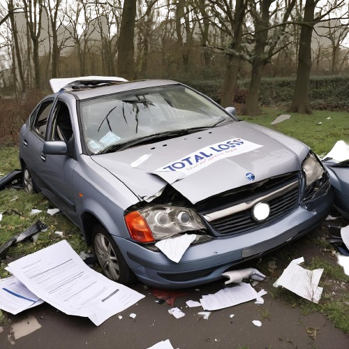 A Total Loss vehicle issued a salvage title